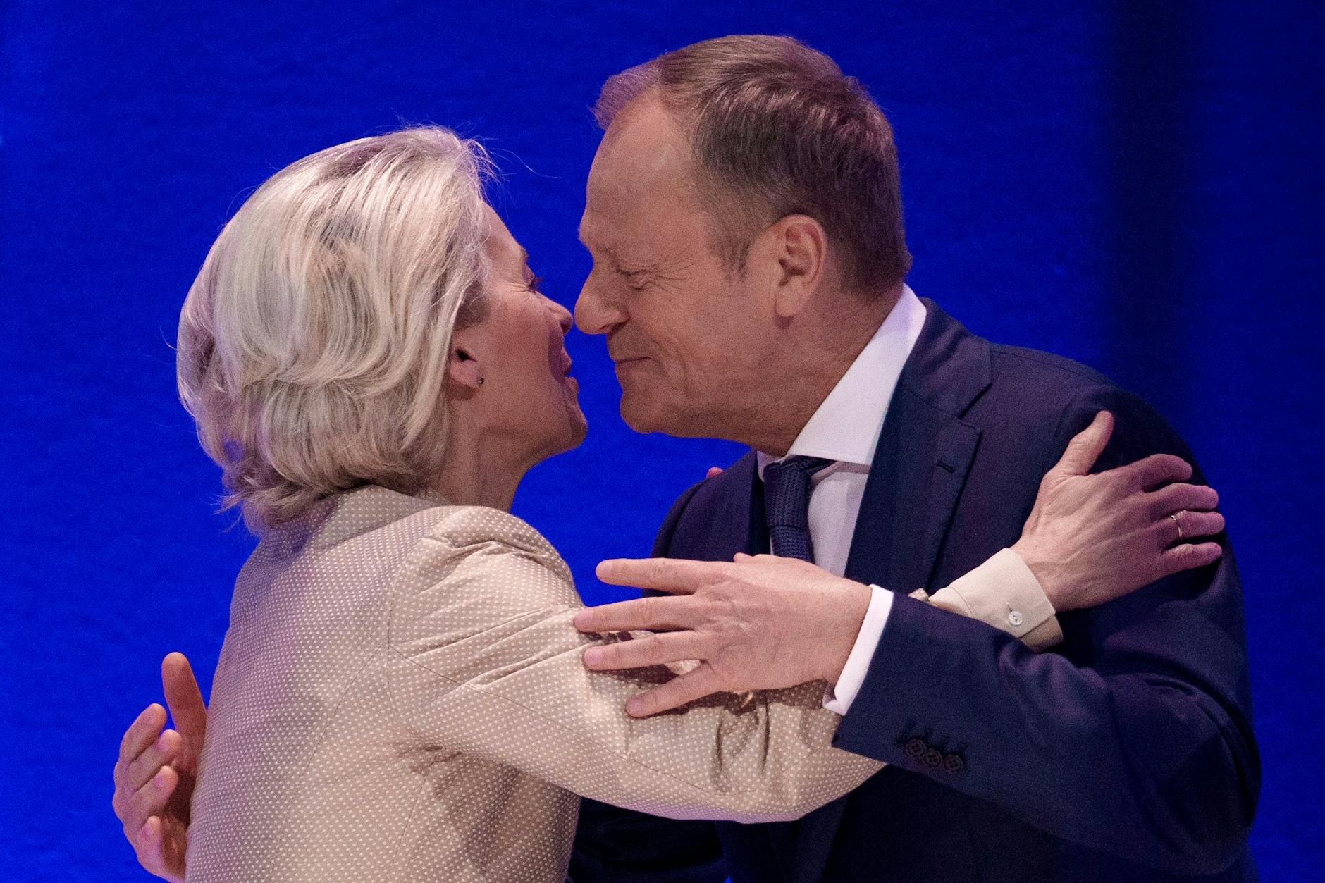 Donald Tusk und Ursula von der Leyen