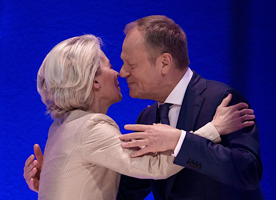 Donald Tusk und Ursula von der Leyen
