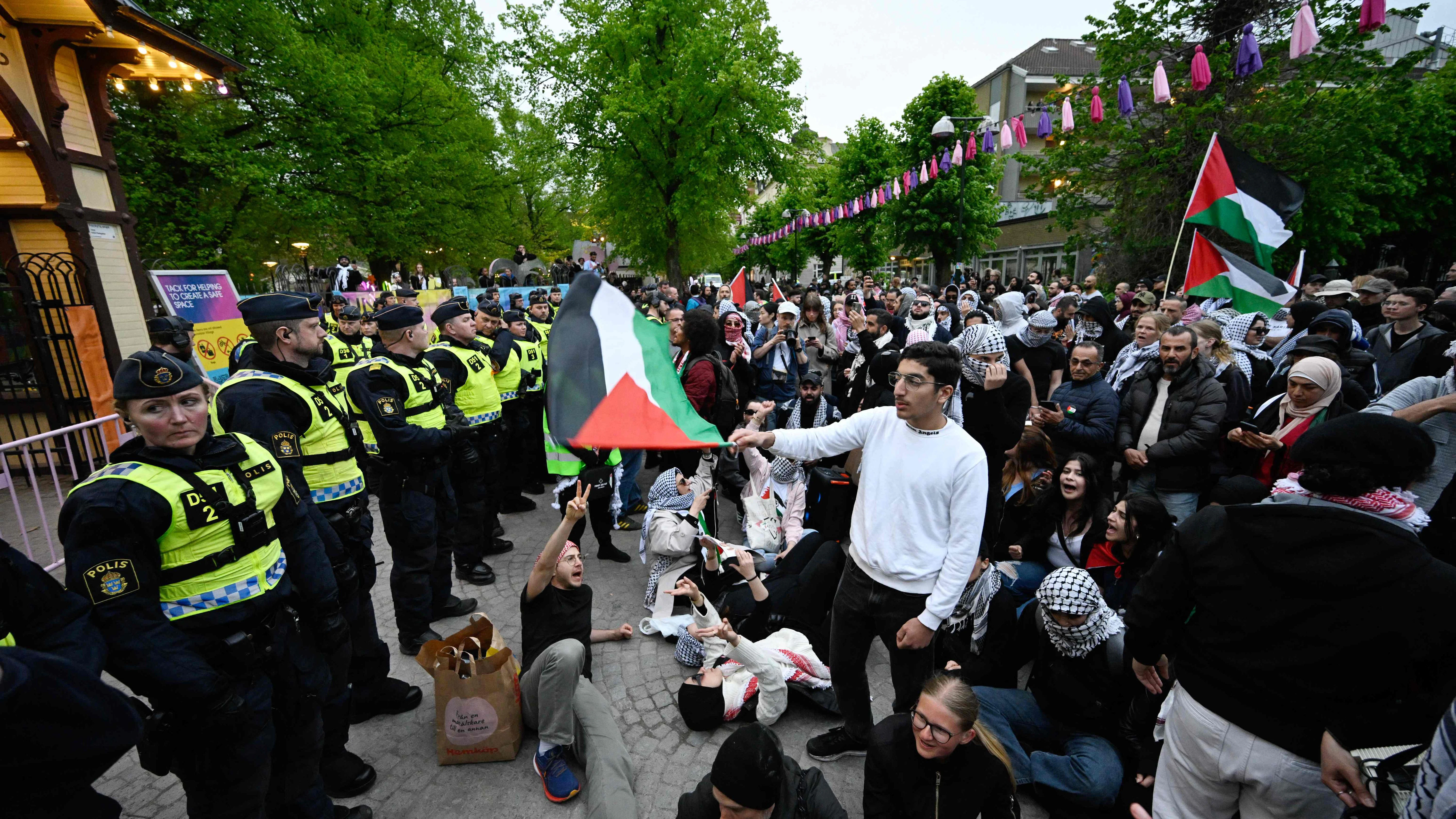 Der ESC in Malmö wird überschattet von Protesten gegen das Teilnehmerland Israel.