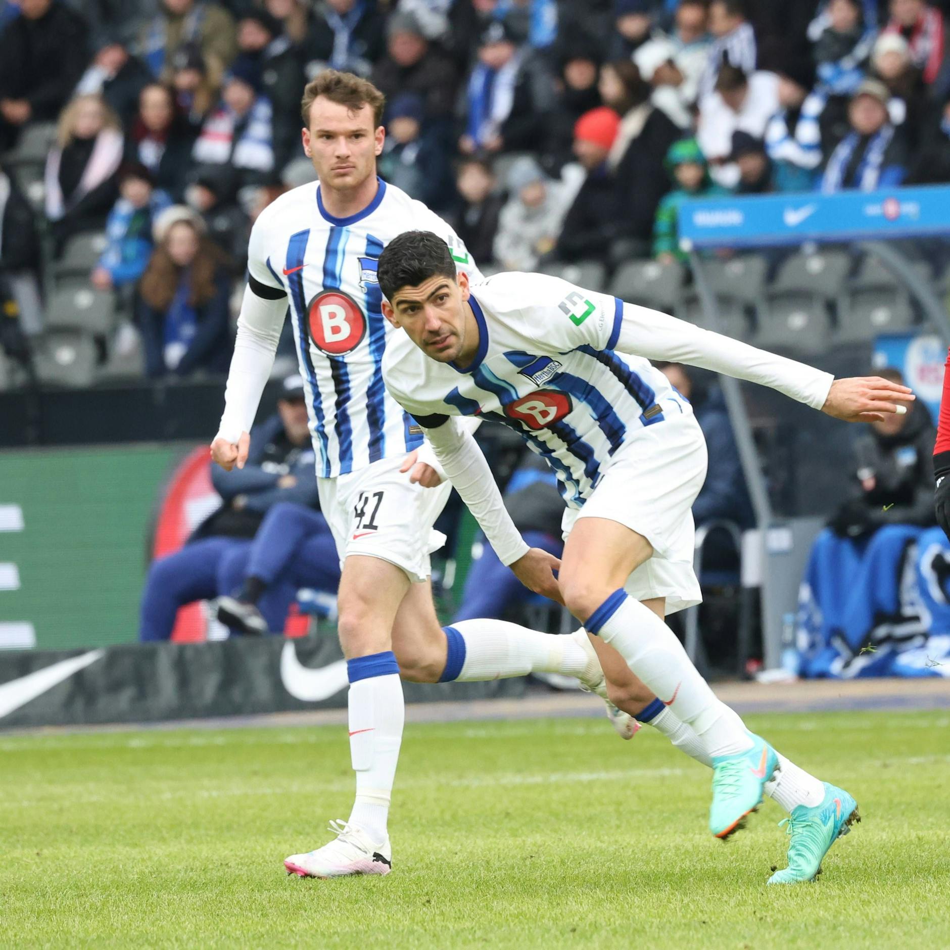 Herthas Pascal Klemens und Andreas Bouchalakis sind beim Heimspiel gegen Kaiserslautern nicht in der Startelf.
