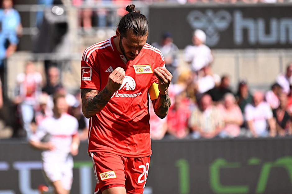 Christopher Trimmel, Kapitän des 1. FC Union, ärgert sich über die späte 2:3-Pleite beim 1. FC Köln und spricht danach Klartext.
