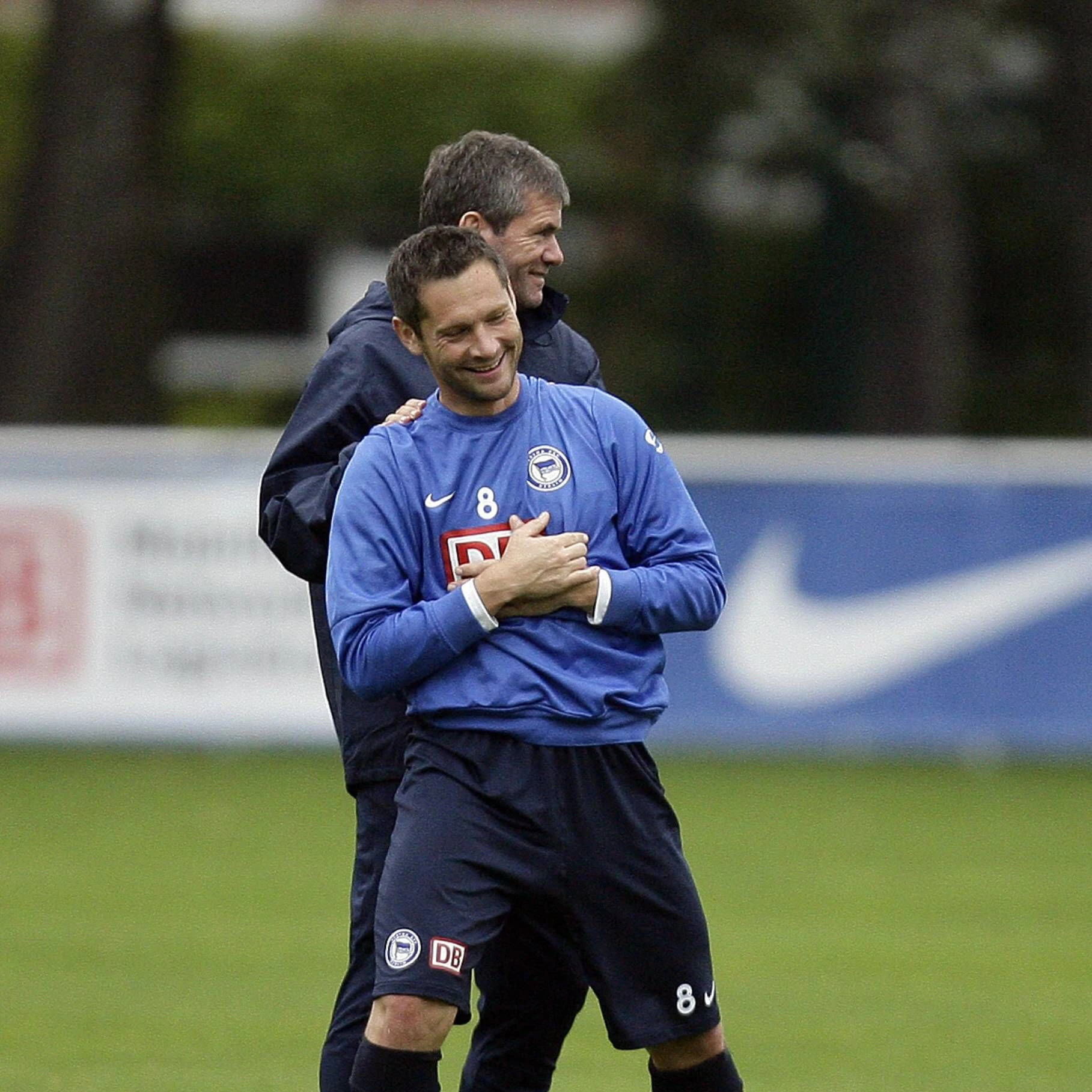 In Herthas Abstiegssaison 2009/2010 trainierte Funkel die Vereinsikone Pal Dardai.