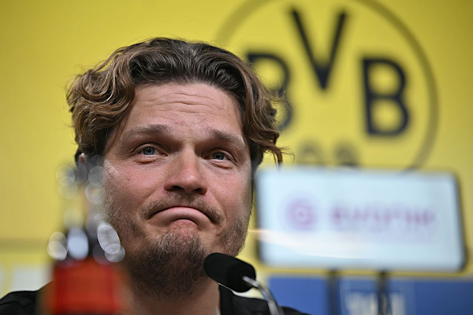 ARCHIV - Edin Terzic will die verbleibenden beiden Spieltage in der Fußball-Bundesliga als Vorbereitung für Wembley nutzen.  