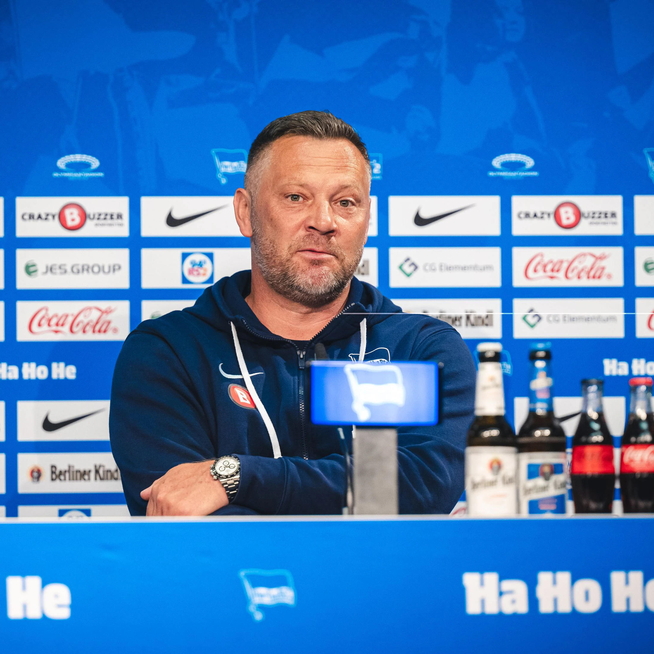 Hertha-Trainer Pal Dardai sprach nach dem 3:1 gegen Kaiserslautern von seiner Verabschiedung.