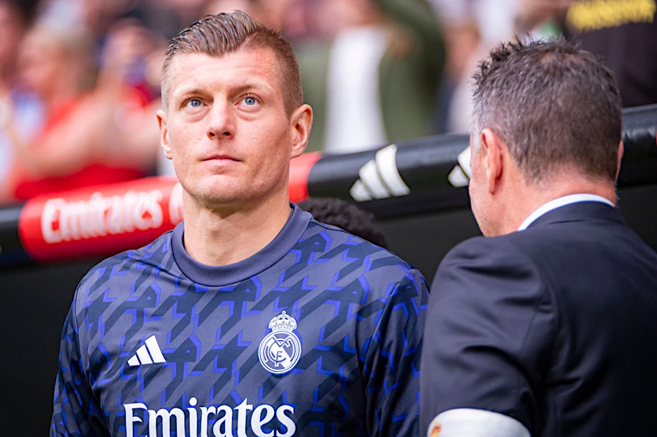 Real-Profi Toni Kroos verzichtet derzeit offenbar auf Süßigkeiten.  UMA Press Wire/dpa