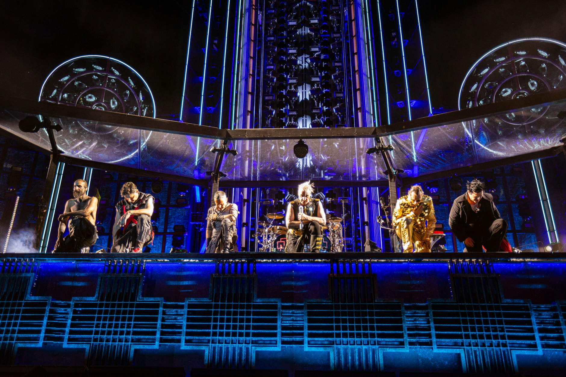 Bei ihren Konzerten verneigen sich die Rocker von Rammstein immer wieder vor ihren Fans.