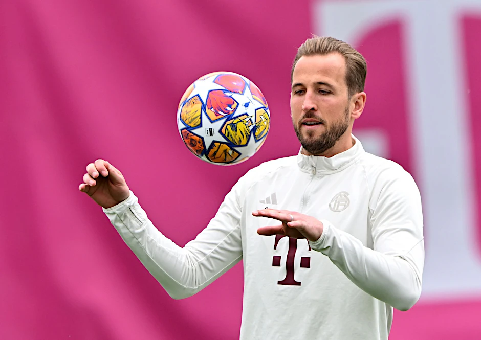 Fünf Tore fehlen Harry Kane zur Bundesliga-Bestmarke von Robert Lewandowski.  