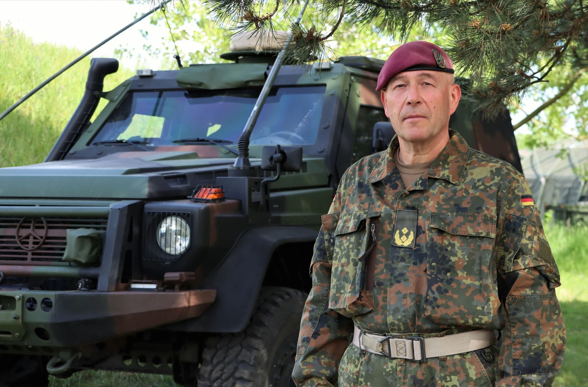 HANDOUT - Generalmajor Dirk Faust: Seine Division steuert die Übung mit insgesamt etwa 4500 Teilnehmern in Ungarn und Rumänien.  