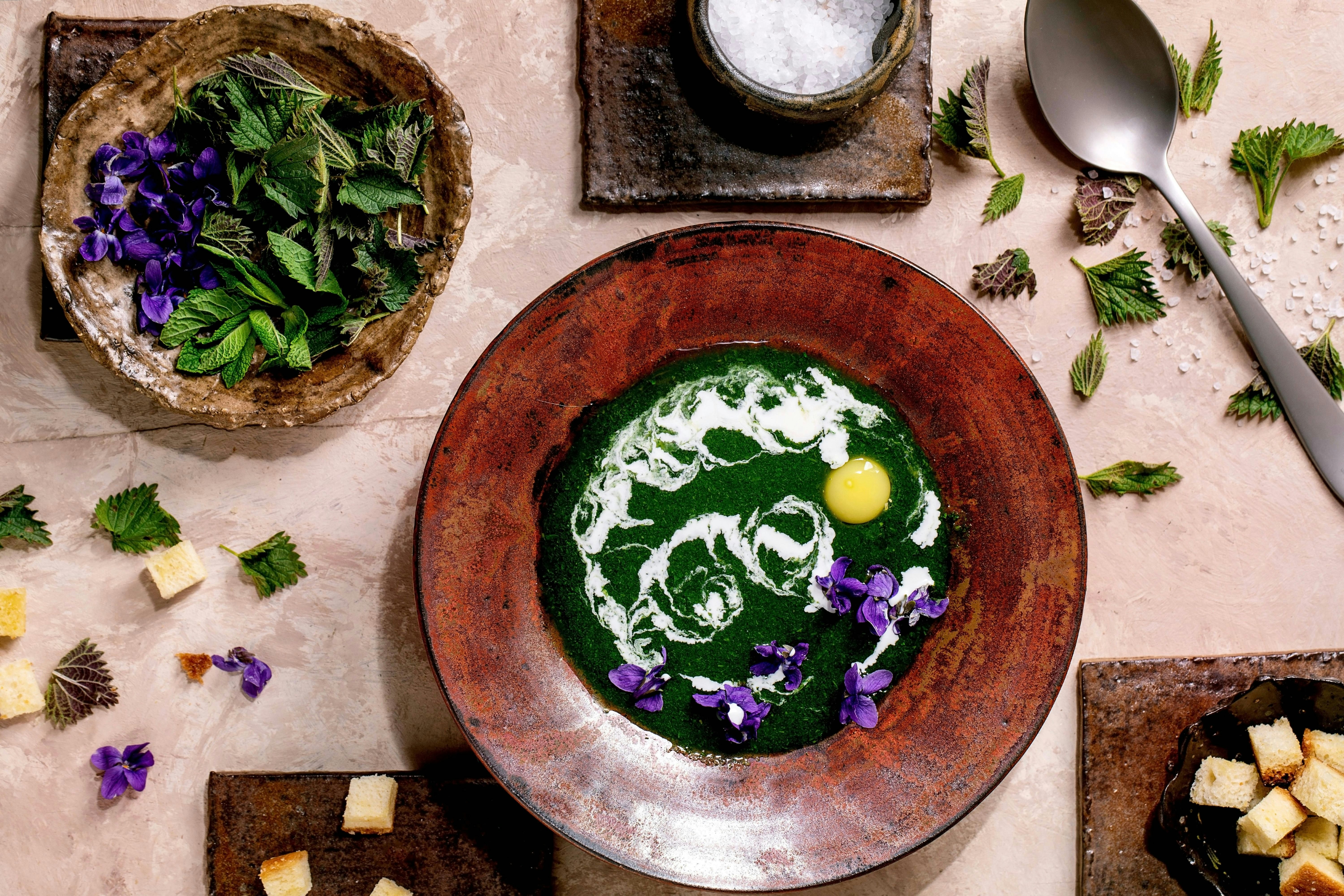 Brennnesselsuppe: Ein Rezept aus Omas Küche