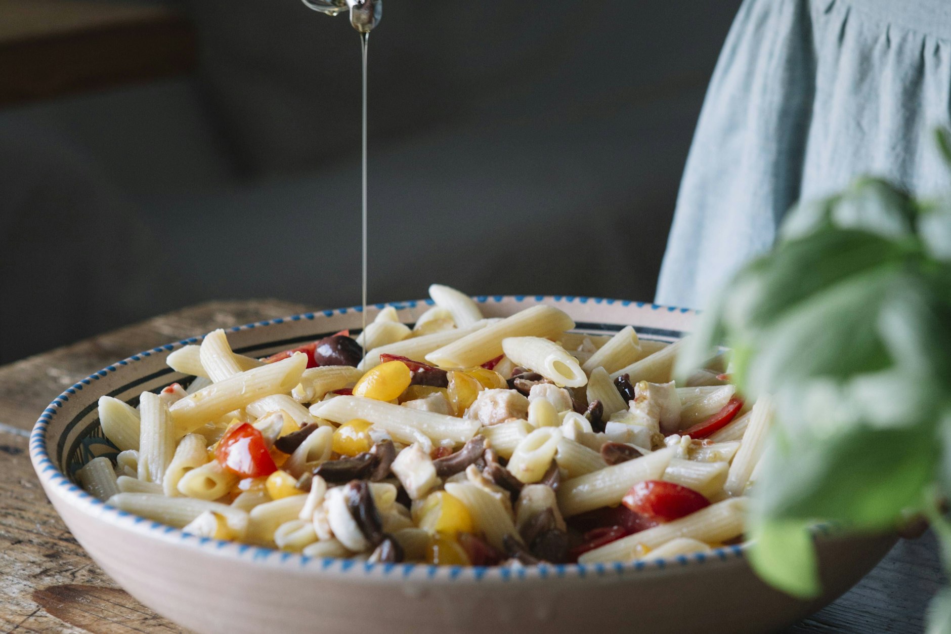 Ein tolles Rezept für einen einfachen, herzhaften Nudelsalat!