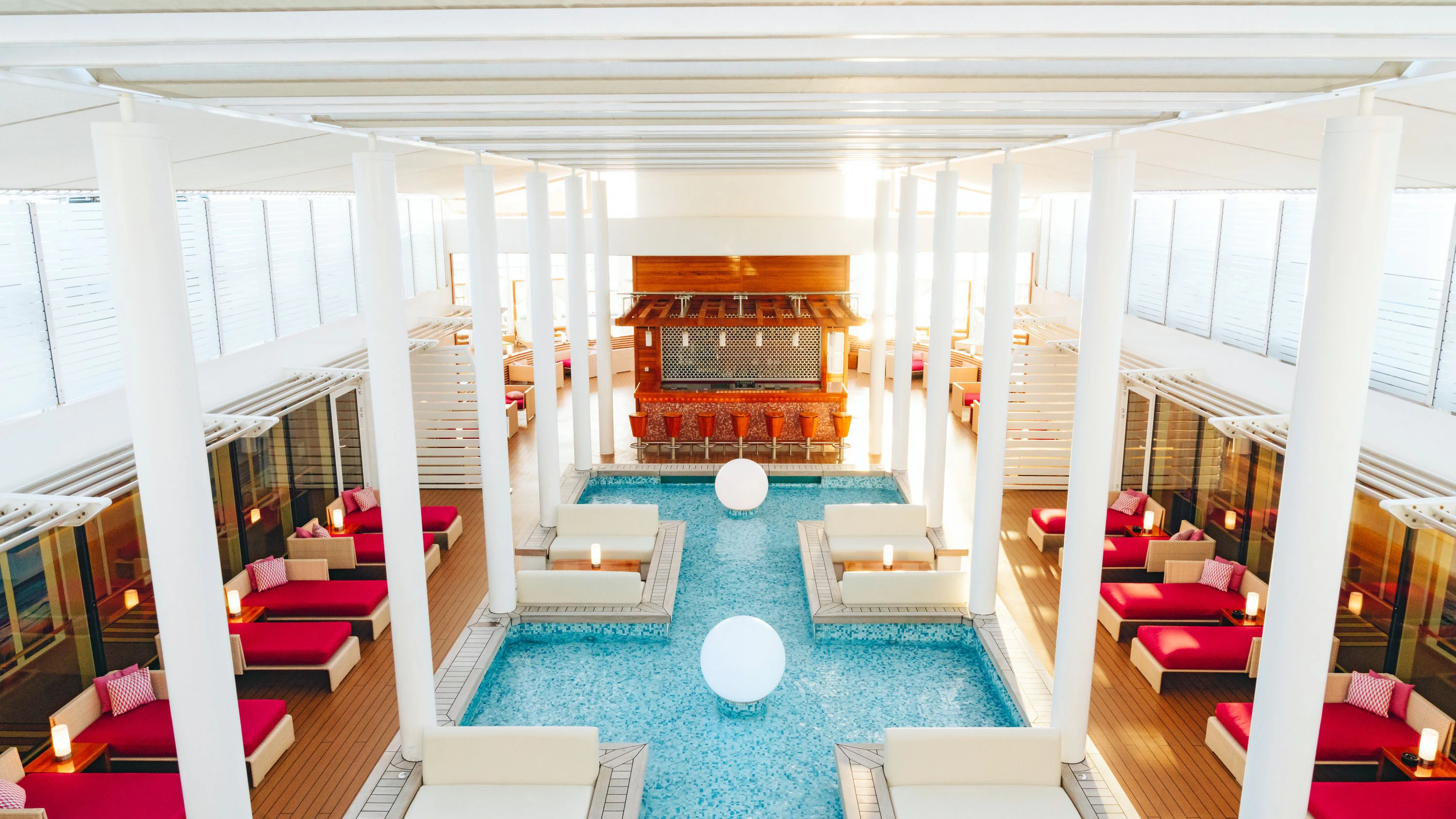 Das Patiodeck auf der „AIDAprima“
