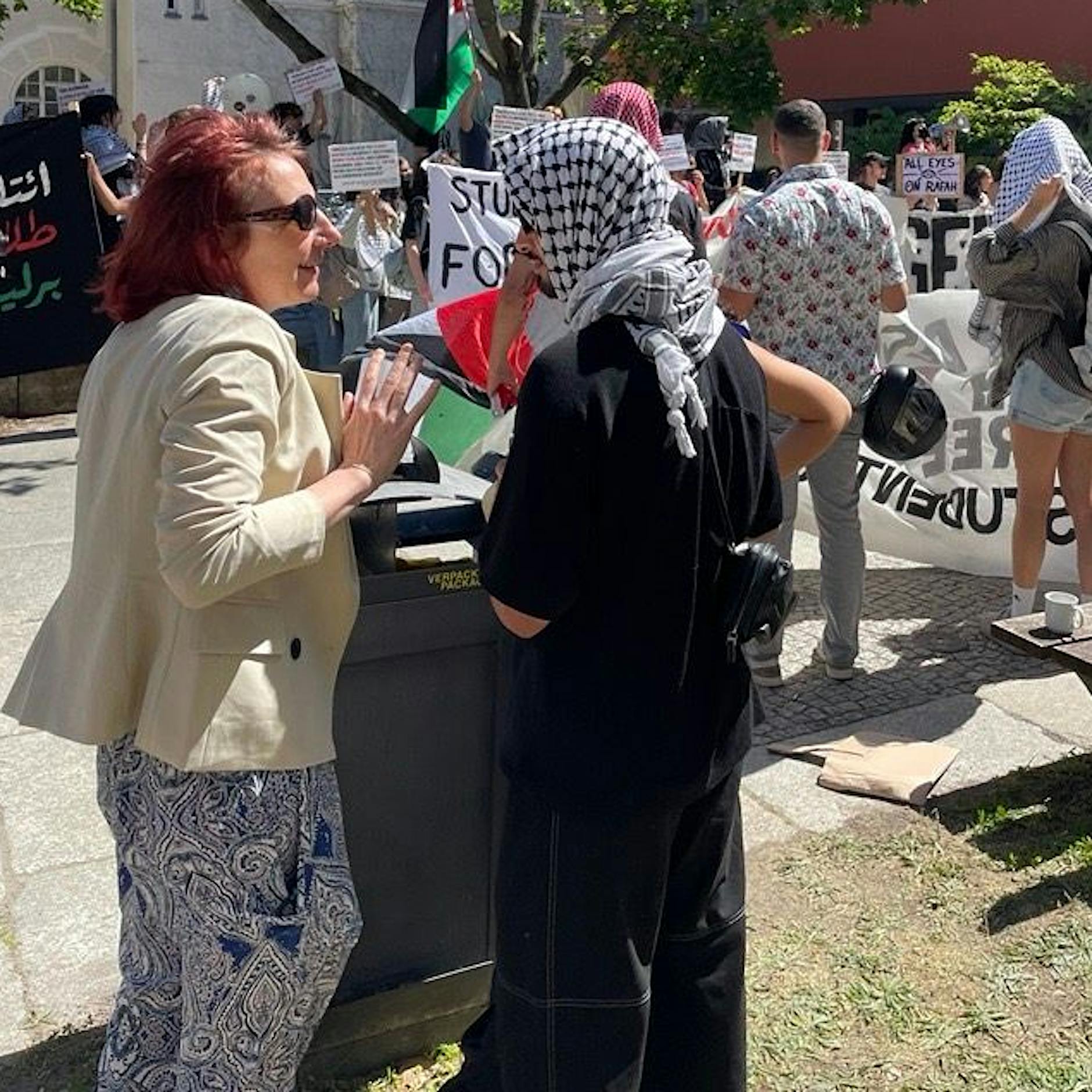 Friedliche Pro-Palästina-Proteste: Die TU Berlin macht vor, wie es geht