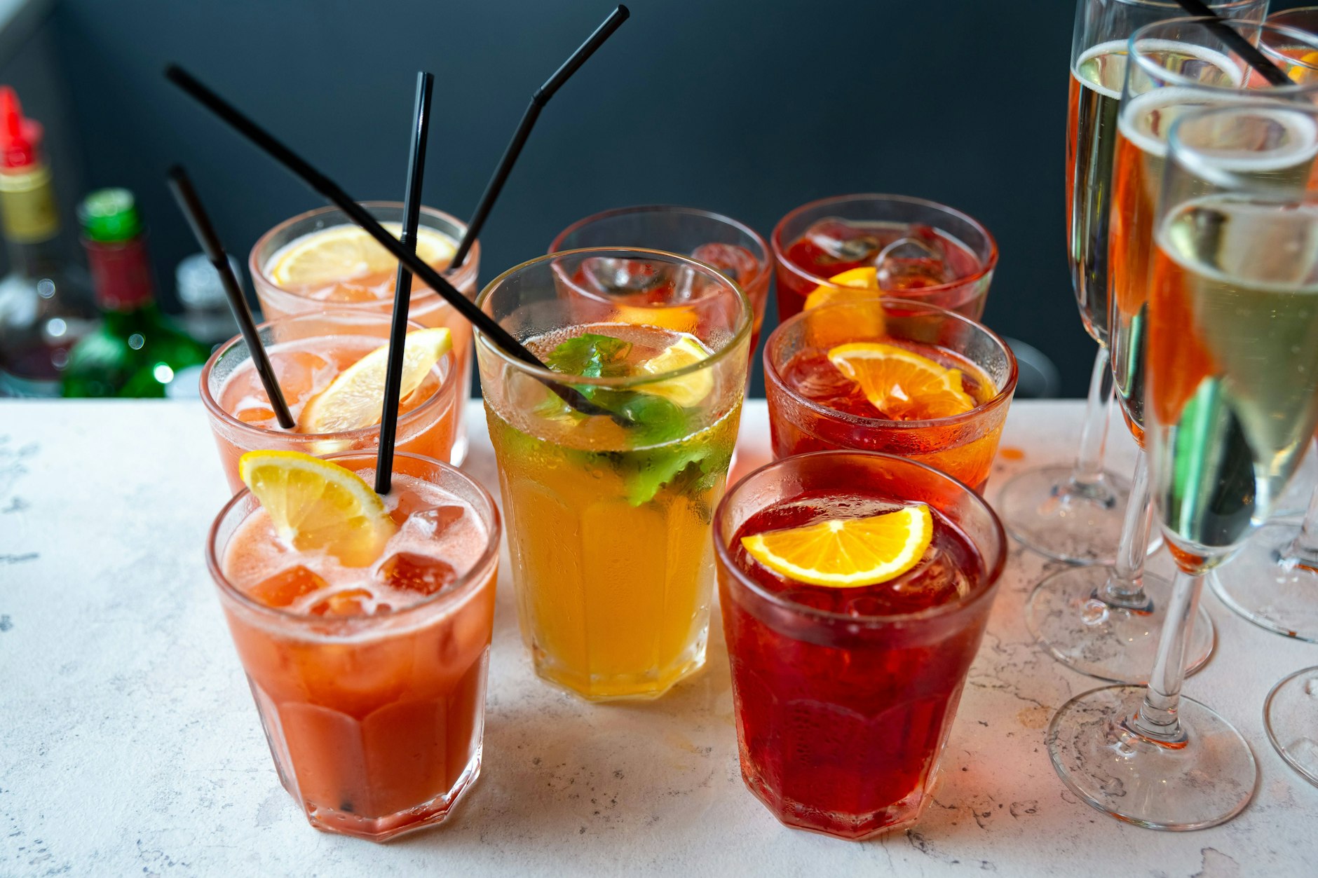 Rezept für schnellen und leckeren Aperol Spritz! 