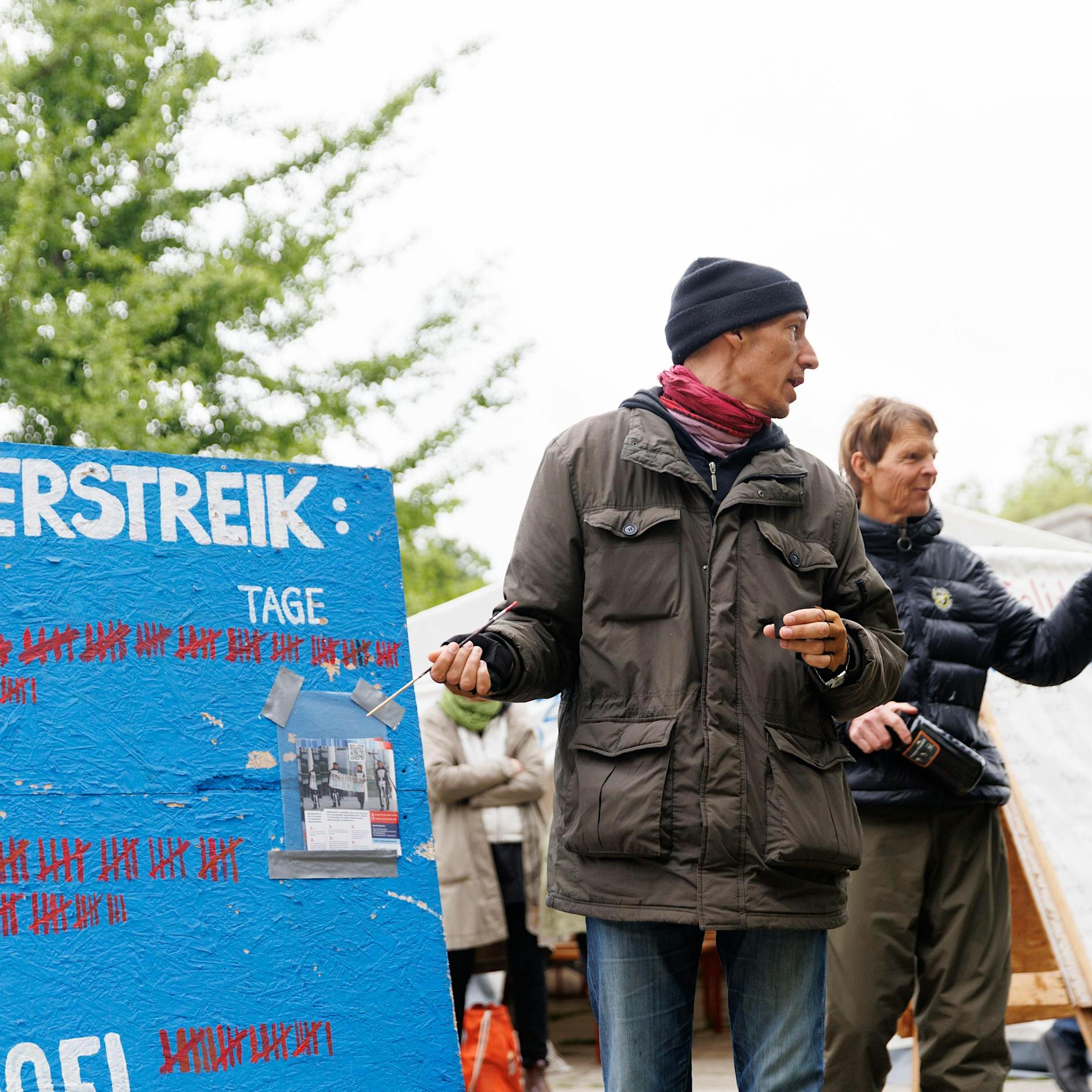 Hungerstreik am Kanzleramt: Aktivist in Klinik!