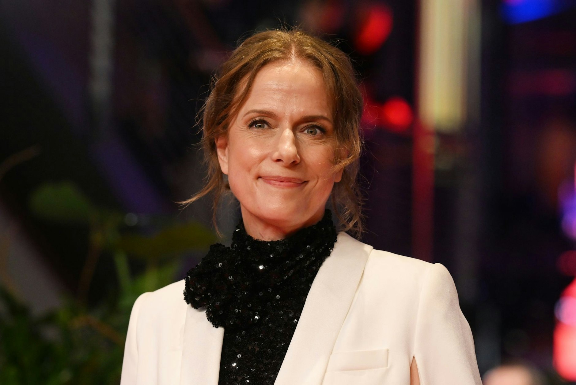 ARCHIV - Schauspielerin Claudia Michelsen beim Eröffnungsabend der Berlinale 2024.  