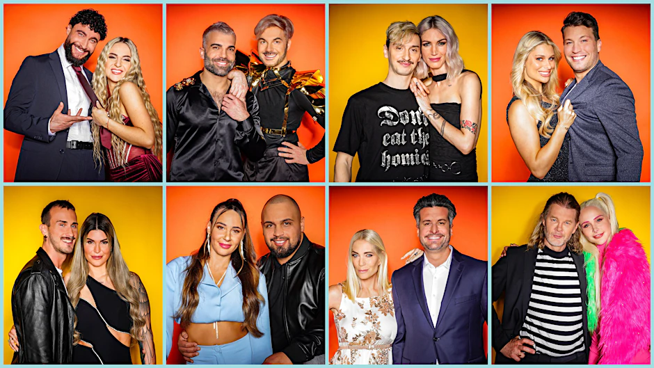 Diese acht Paare ziehen ins „Sommerhaus der Stars“.