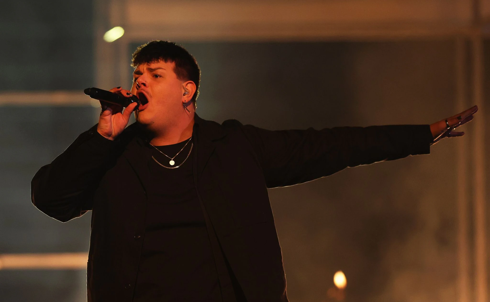 Für Deutschland rockte Isaak mit seinem Lied «Always on the Run» die ESC-Bühne.  
