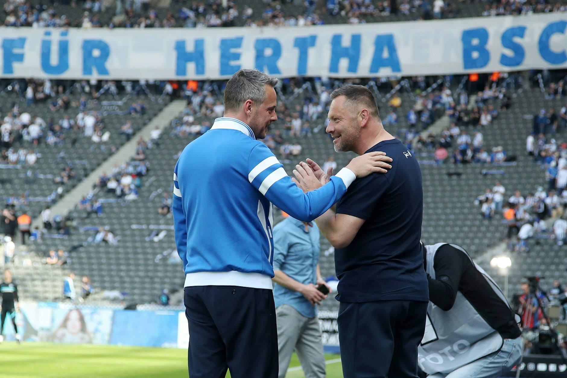 Herthas verstorbener Präsident Kay Bernstein und Trainer Pal Dardai verstanden sich auf Anhieb. Der Tod Bernsteins traf auch den Coach sehr.