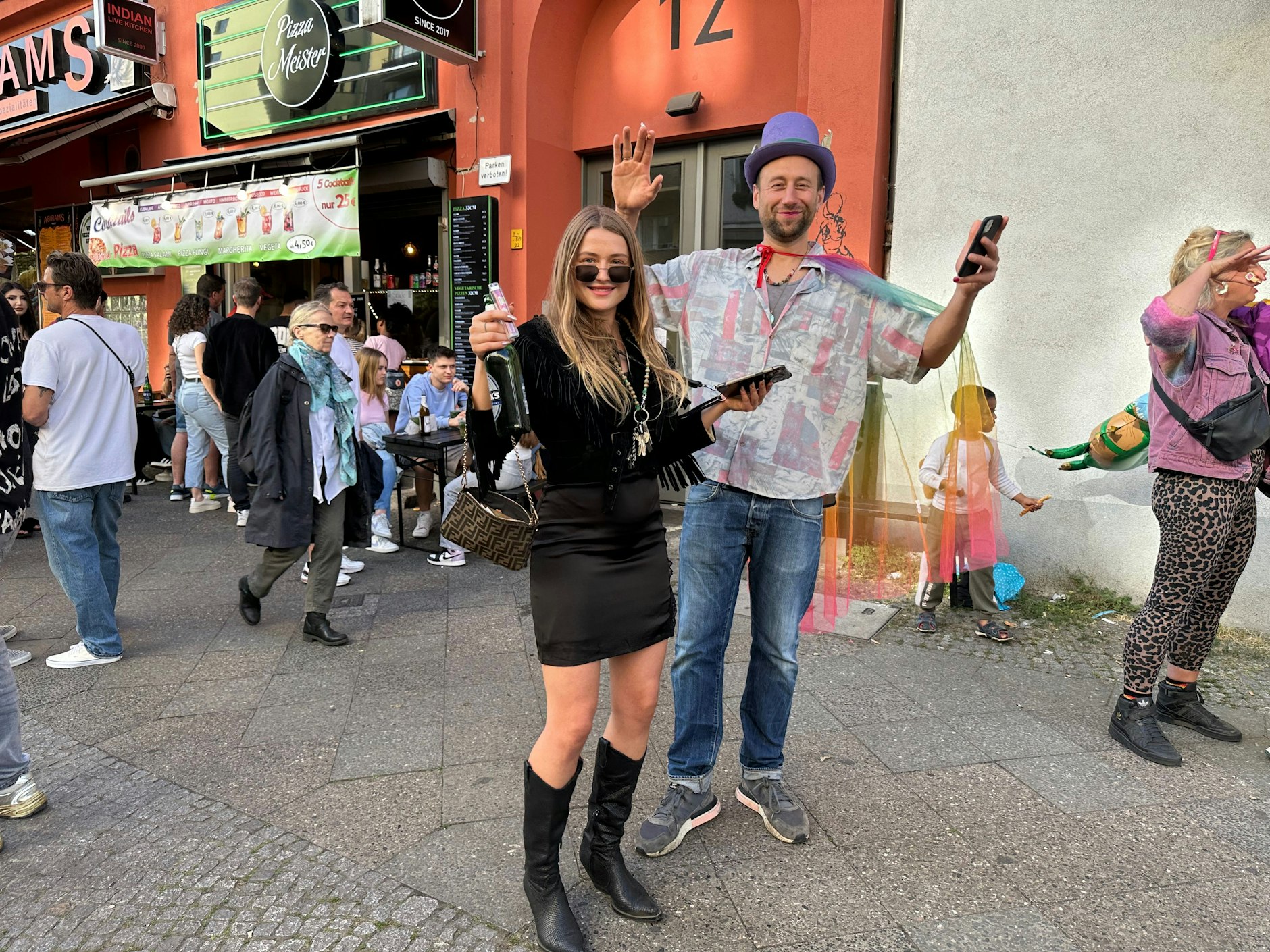 Gute Stimmung bei den Nachbarn.