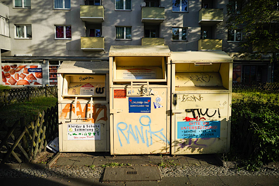 Ein Altkleider-Container in Berlin&nbsp;