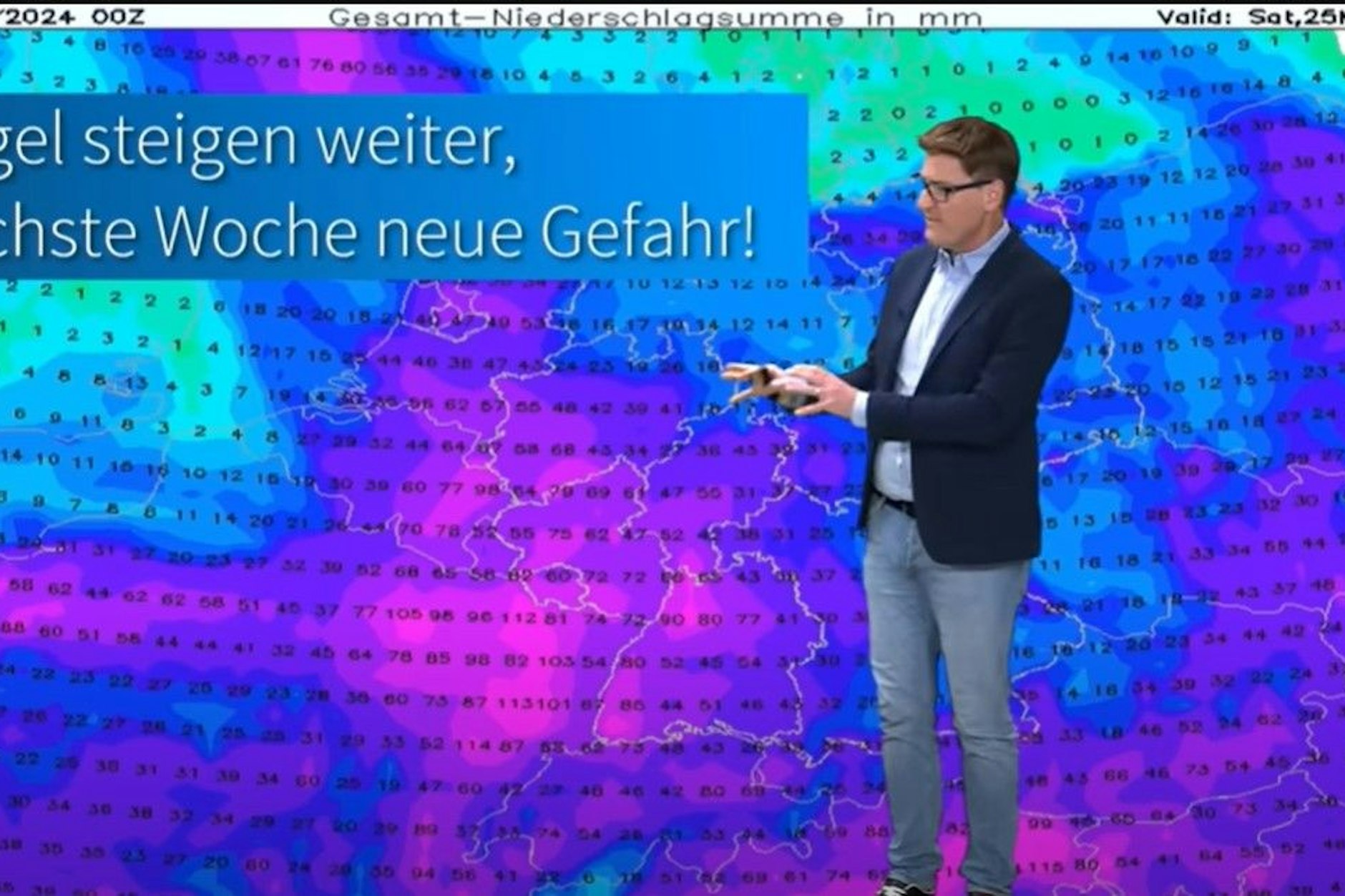 Meteorologe Dominik Jung von wetter.net warnt vor Überschwemmungen.