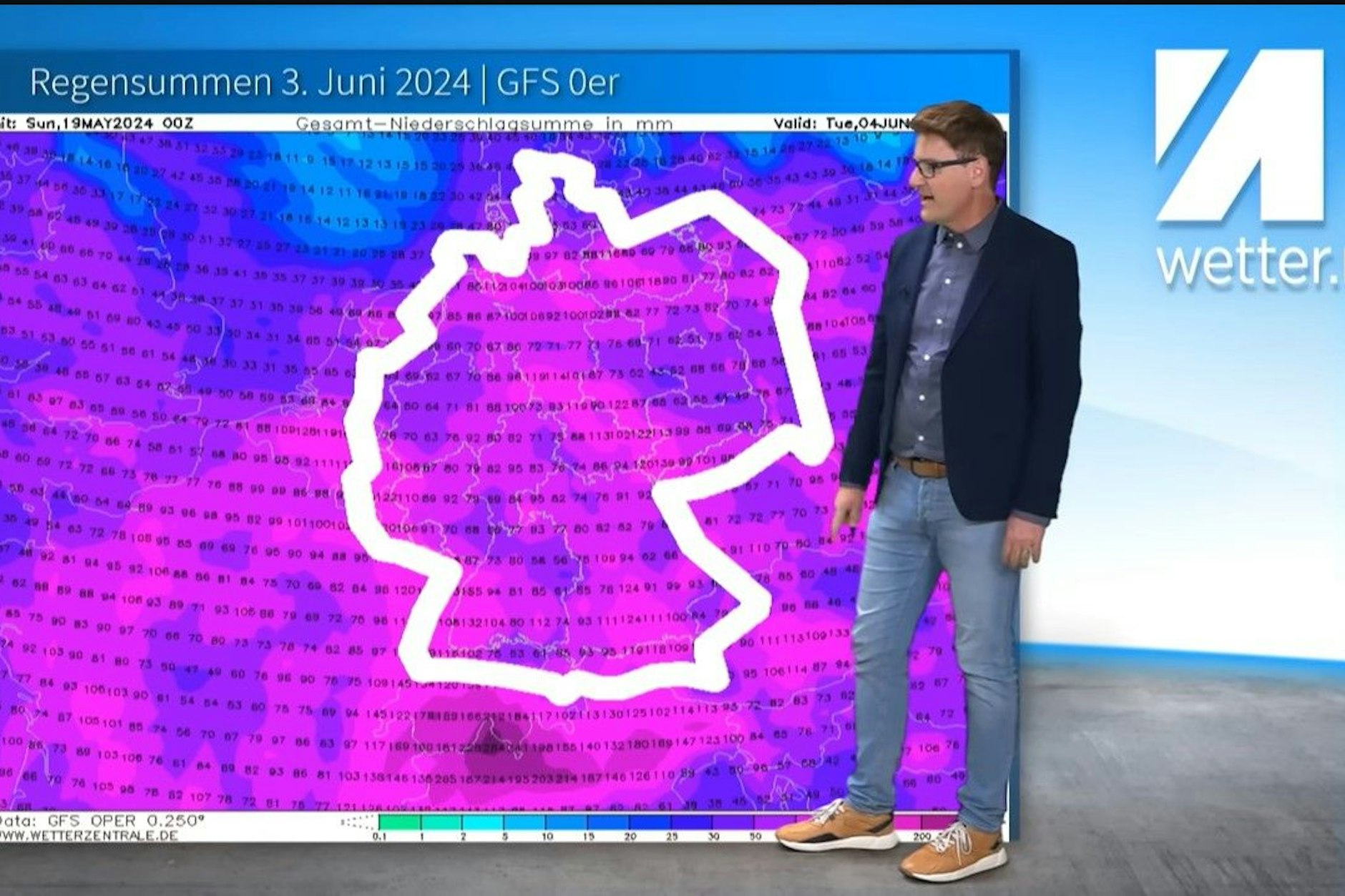 Wetter.net-Meteorologe Dominik Jung warnt vor Regen in ganz Deutschland.