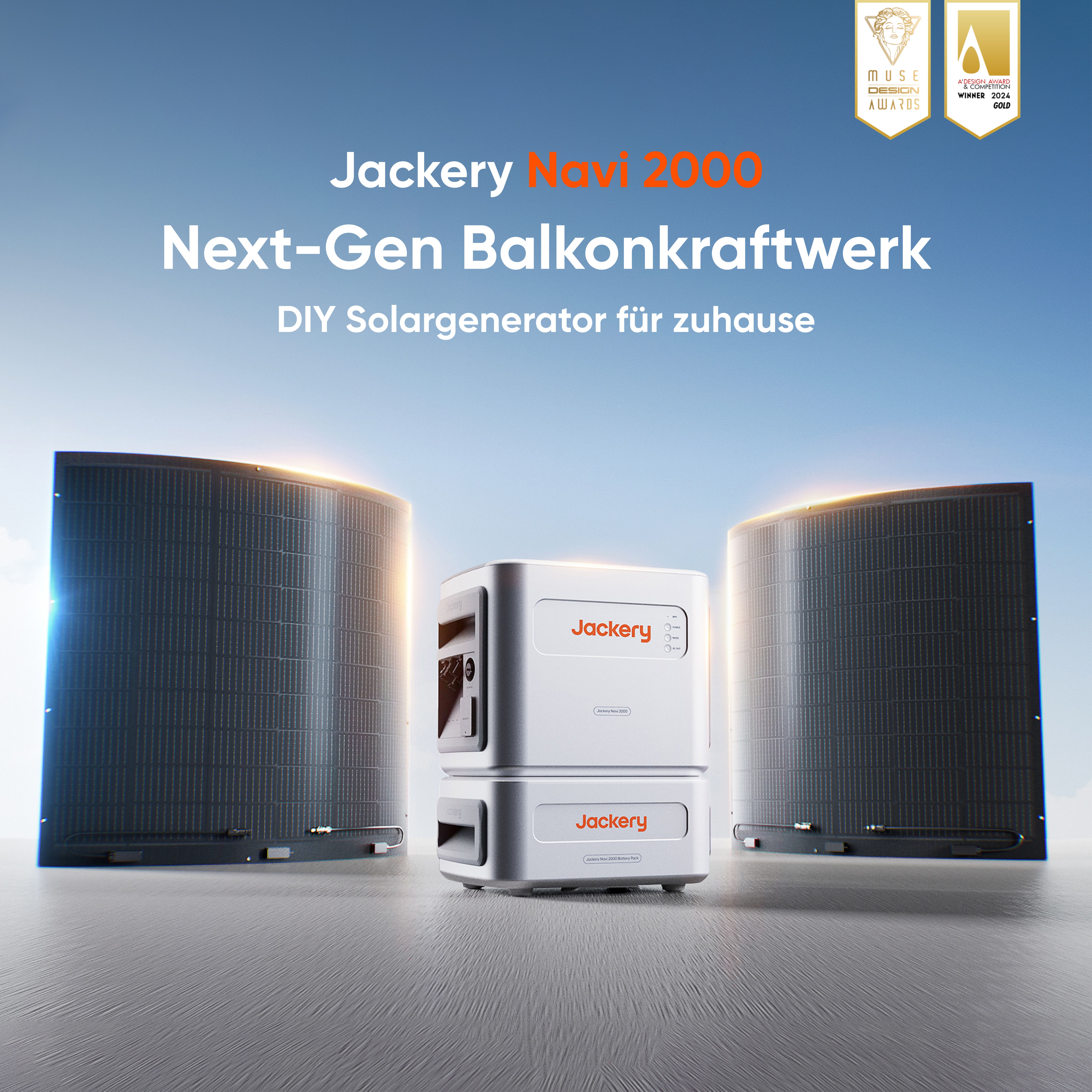 Schritt in die Zukunft der Hausenergie mit dem Jackery Navi 2000 Balkonkraftwerk