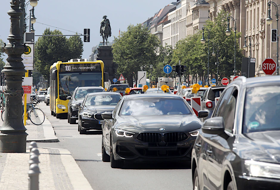 Am Mittwoch kann es wegen einer Demonstration auf der Straße Unter den Linden zu Staus kommen.