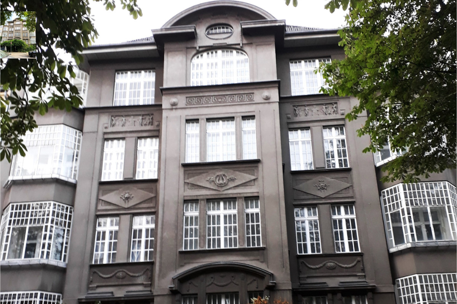 Jugendstilhaus in der Stubenrauchstraße – hier stehen viele Wohnungen leer.
