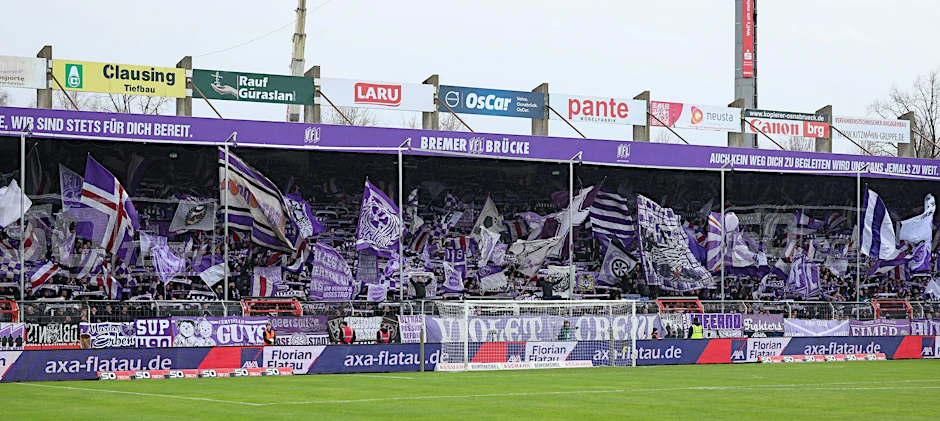 ARCHIV - Am Sonntag gibt es im Osnabrücker Stadion noch einmal ein Zweitliga-Spiel zu sehen.  