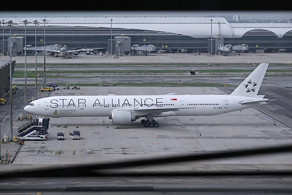 Die Maschine der Singapore Airlines war mitten im Flug abgesackt. 