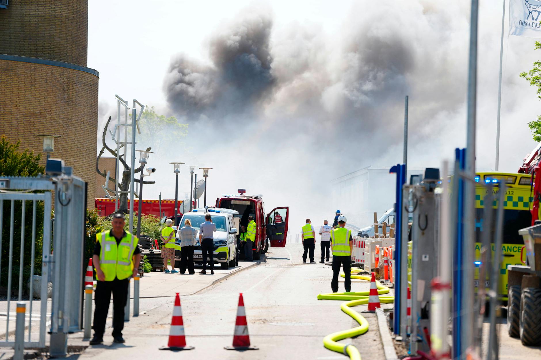 Großfeuer in Dänemark, Kopenhagen.