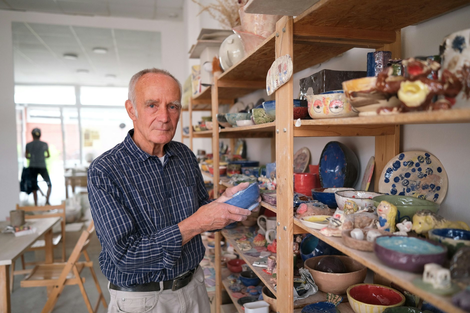 Ein Pankower Urgestein muss aus seinem Atelier raus:&nbsp;Thomas Worner, der Keramikkurse anbietet, die bezahlbar sind. Ein Neubau soll entstehen, doch wohin soll Worner dann?