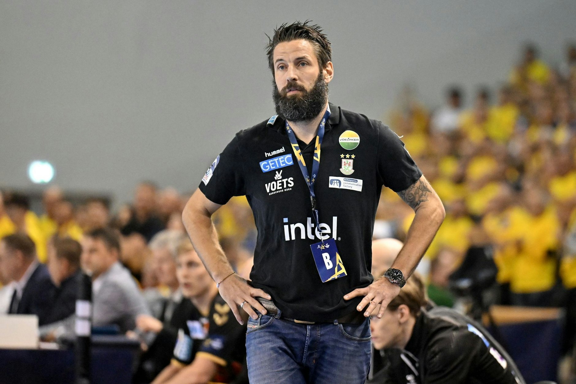 ARCHIV - Magdeburgs Handballer greifen nach dem Bundesliga-Titel.  