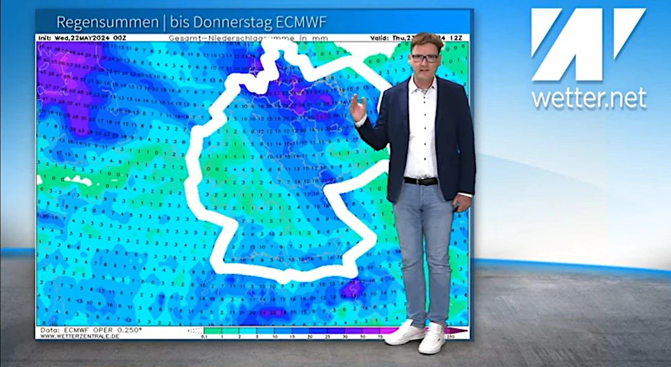 Schauer und Gewitter bleiben uns wohl erst mal erhalten.