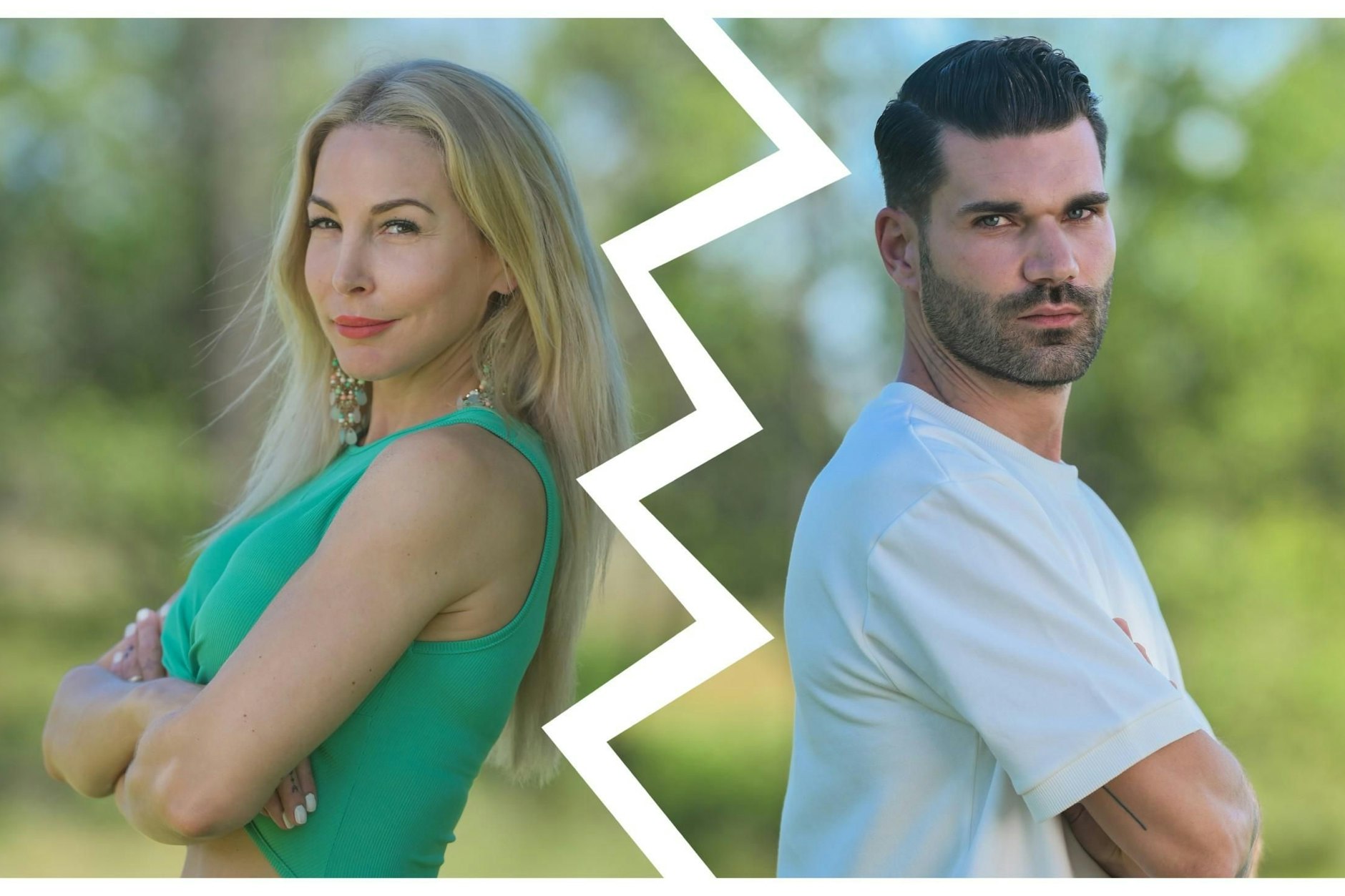 Michelle Monballijn und Mike Cees bekriegen sich auch nach den Dreharbeiten zu „Prominent getrennt“ noch.