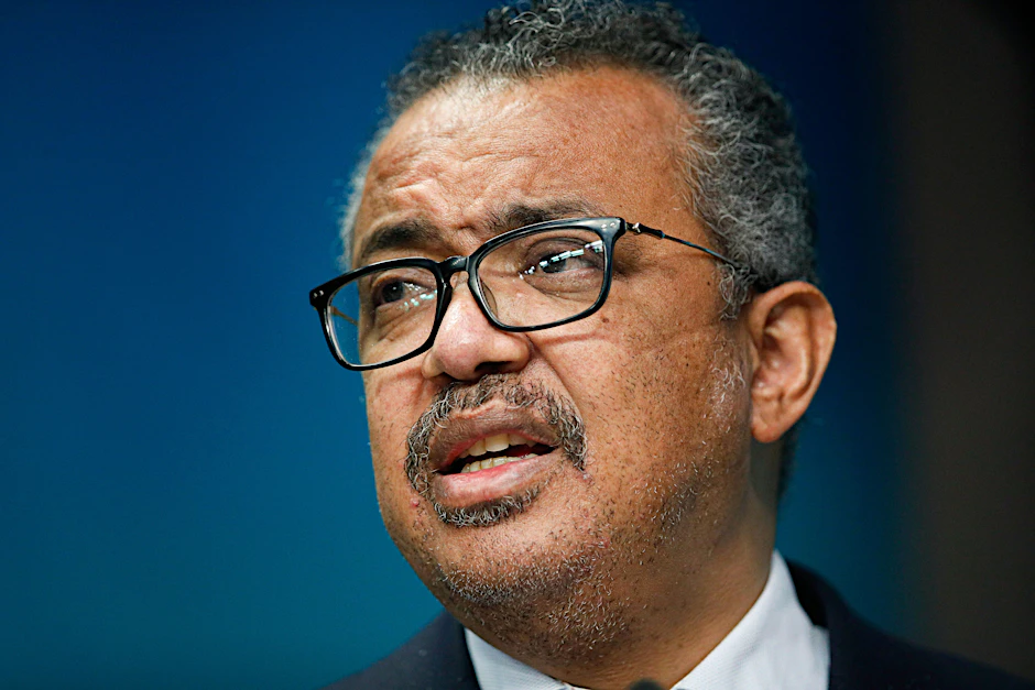 Der Generaldirektor der WHO, Tedros Adhanom Ghebreyesus