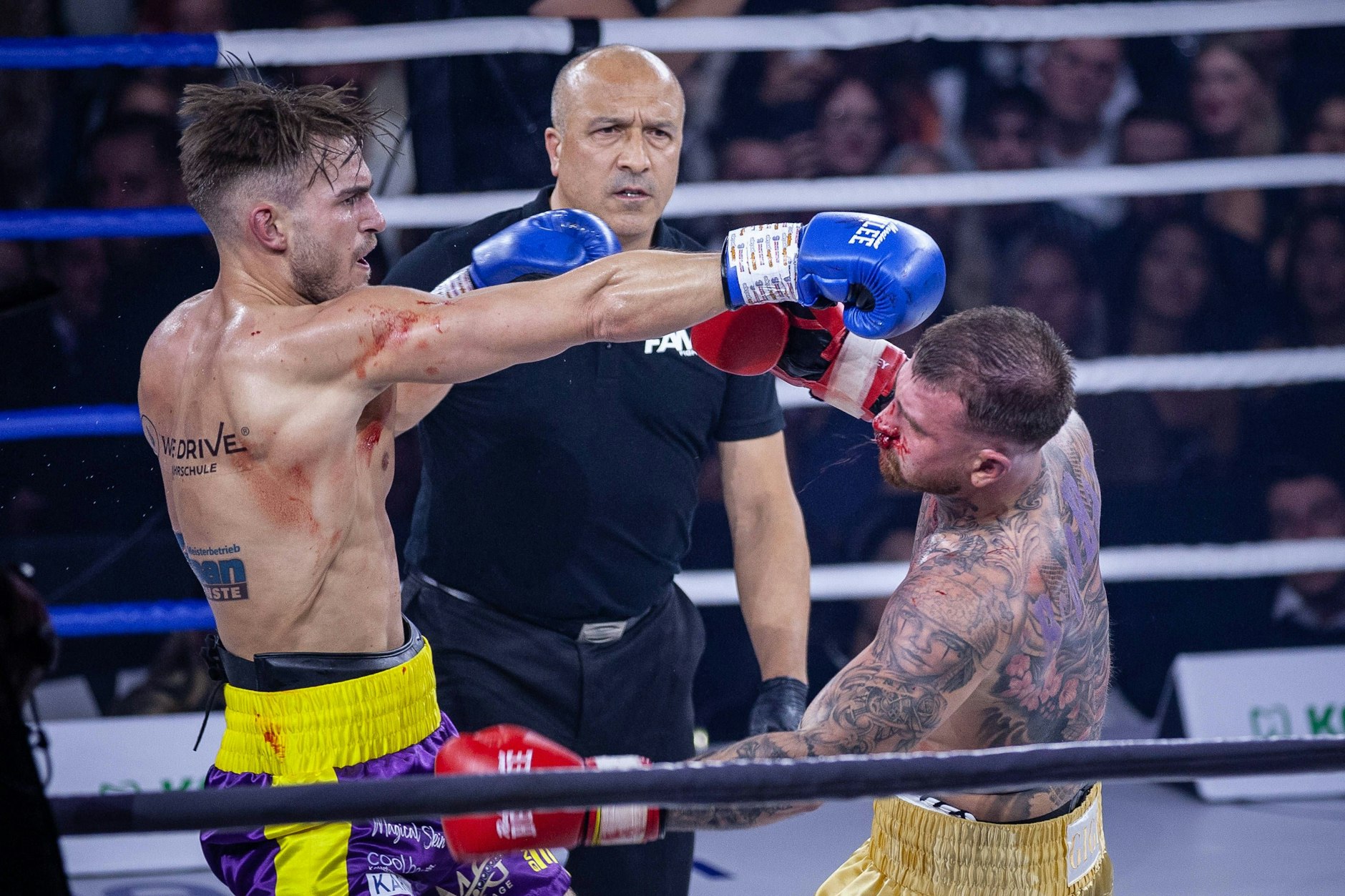 Im vergangenen Jahr gewann Can Kaplan beim „Fame Fighting“ gegen Gigi Birofio.