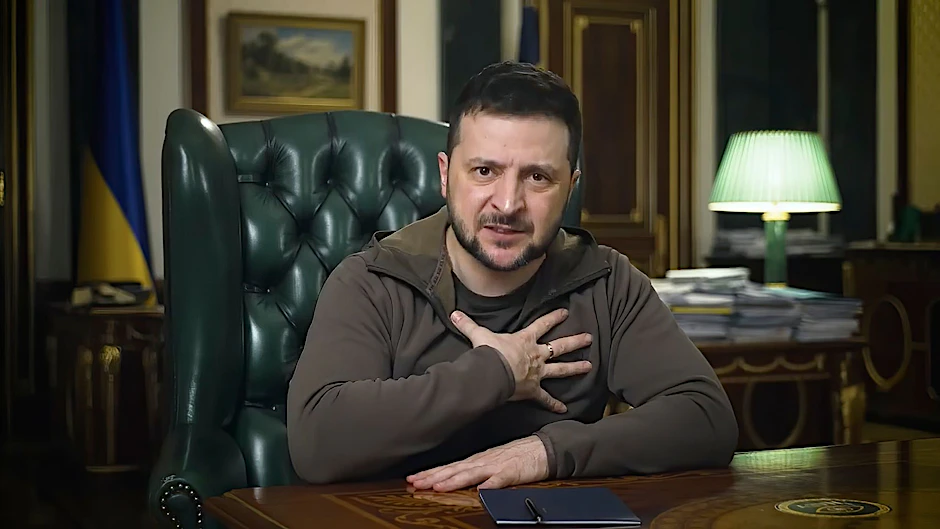 Der ukrainische Präsident Wolodymyr Selenskyj