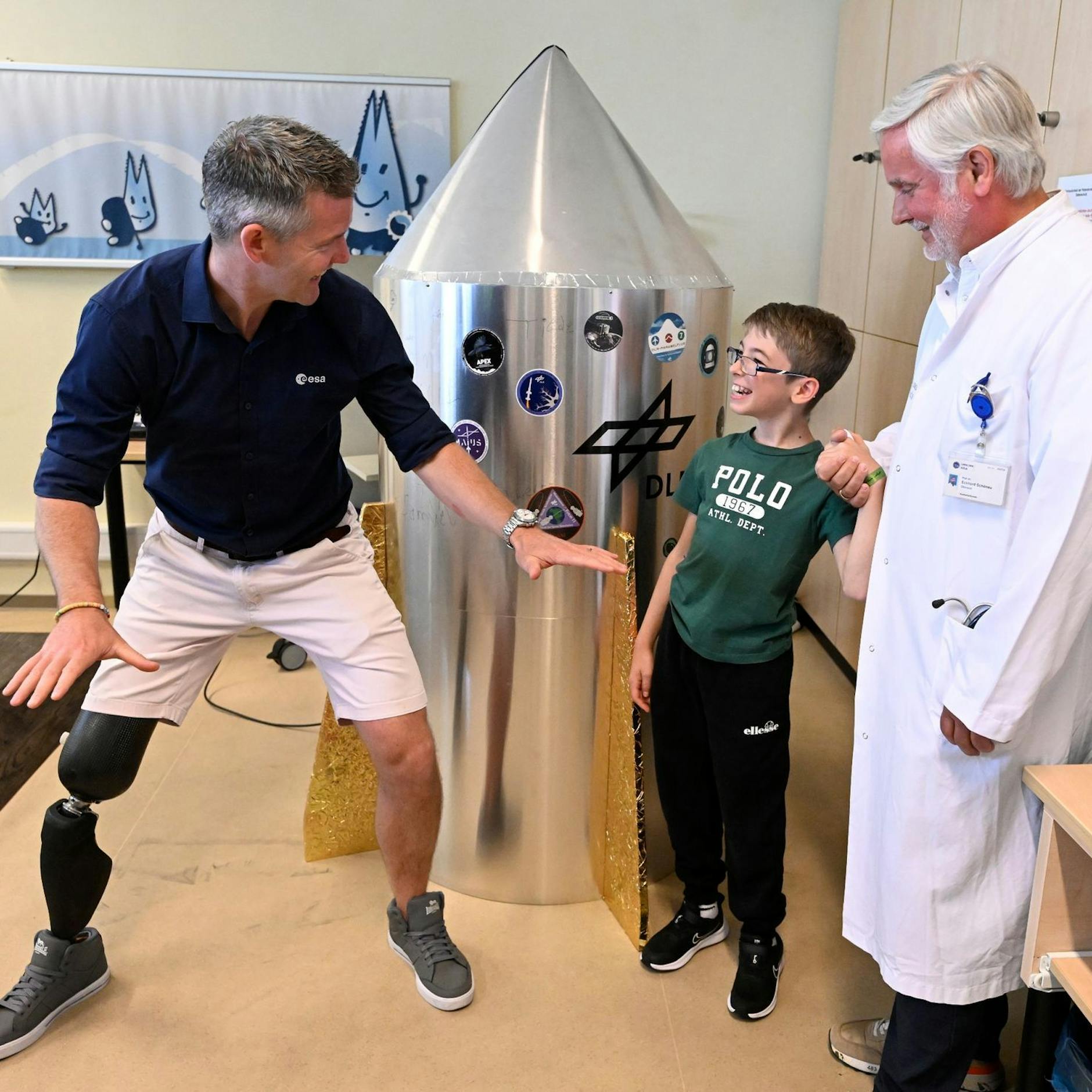 Image - John McFall will mit Bein-Prothese ins All