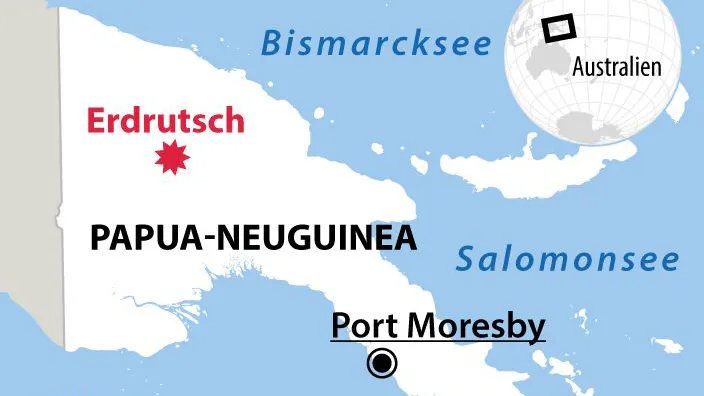 Erdrutsch in Papua-Neuguinea
