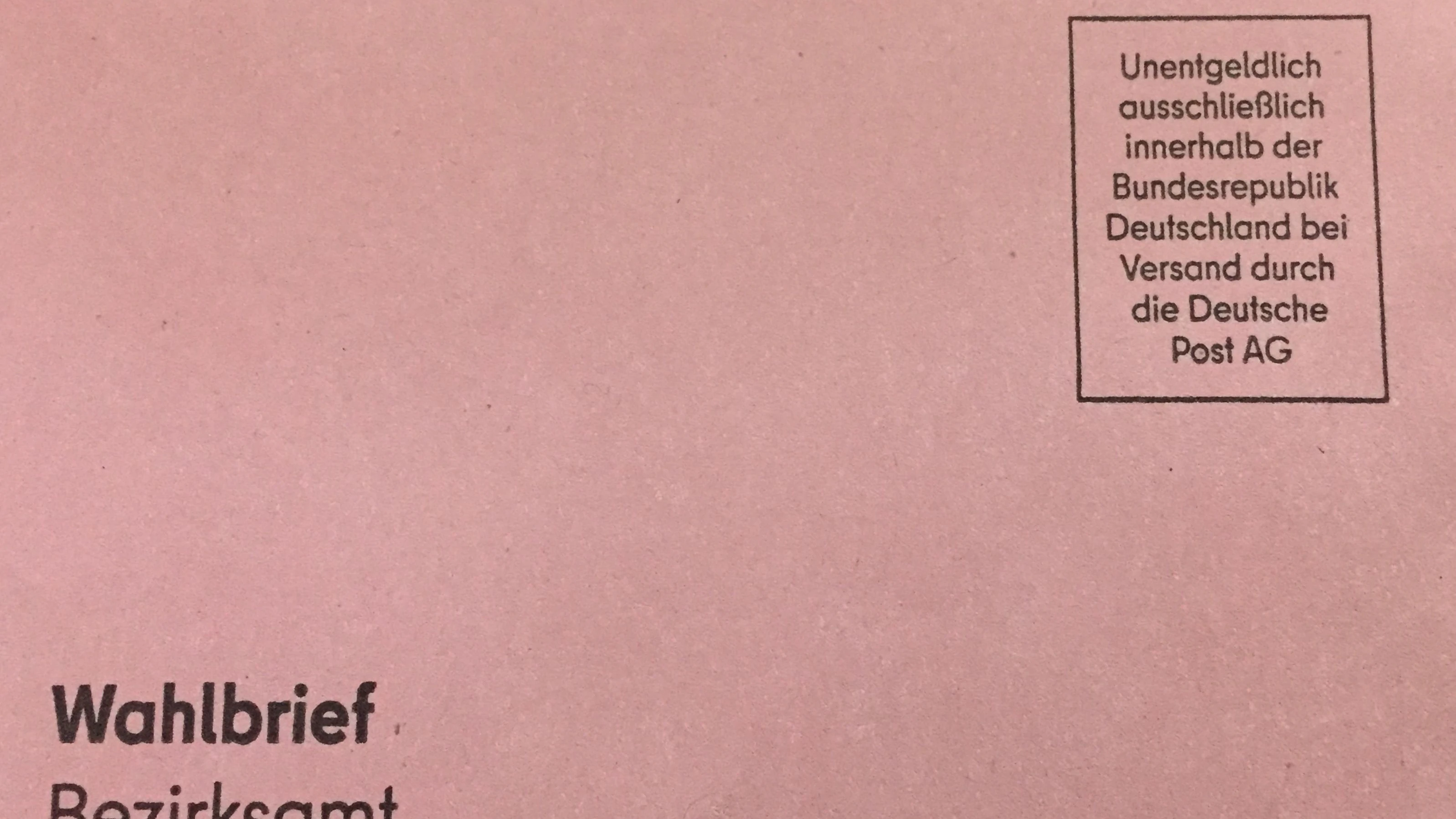So sehen die Wahlbriefe mit dem Fehler aus.