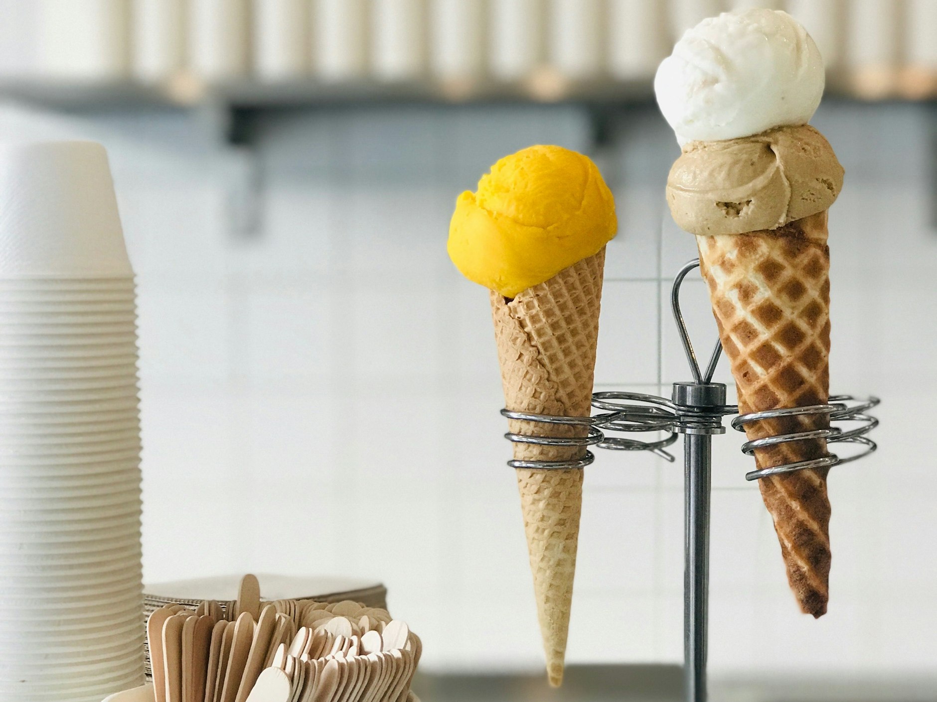 Probieren geht über Schnabulieren: Jones Ice Cream in Berlin-Schöneberg und in Prenzlauer Berg.