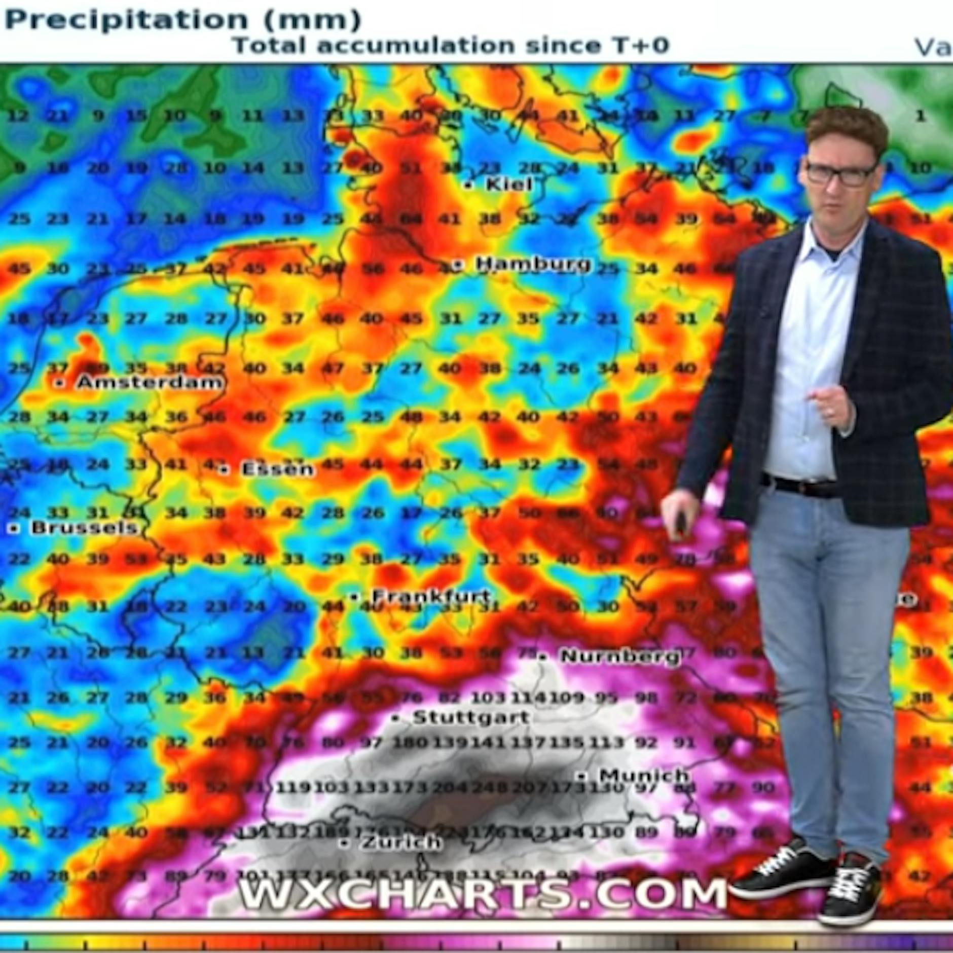 260 Liter Stark- und Dauerregen! Absoluter Wetter-Irrsinn mit Hitze-Rekord