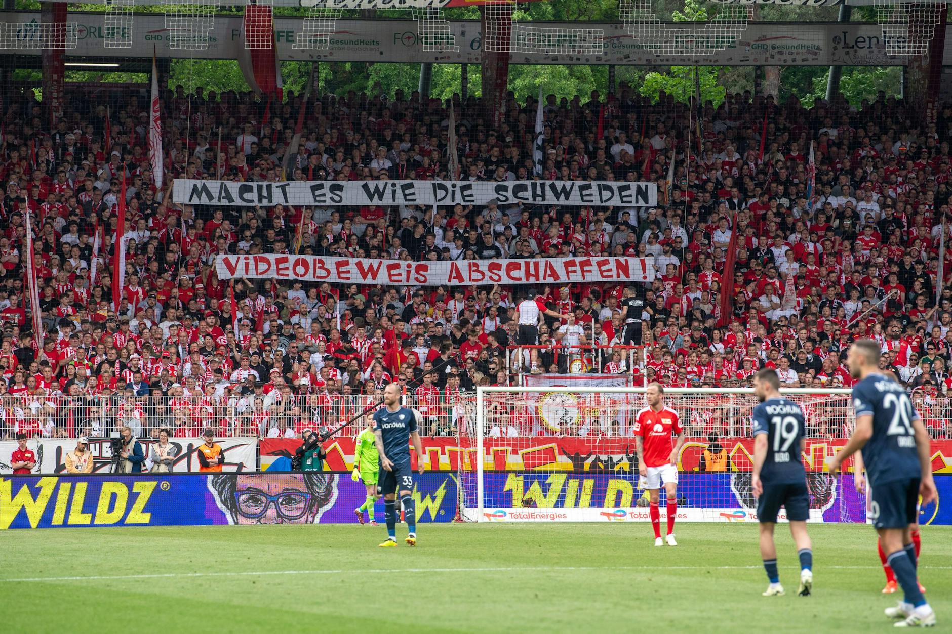 Die Waldseite beim 1. FC Union forderte bereits zum Ende der vergangenen Saison, den Videobeweis abzuschaffen.