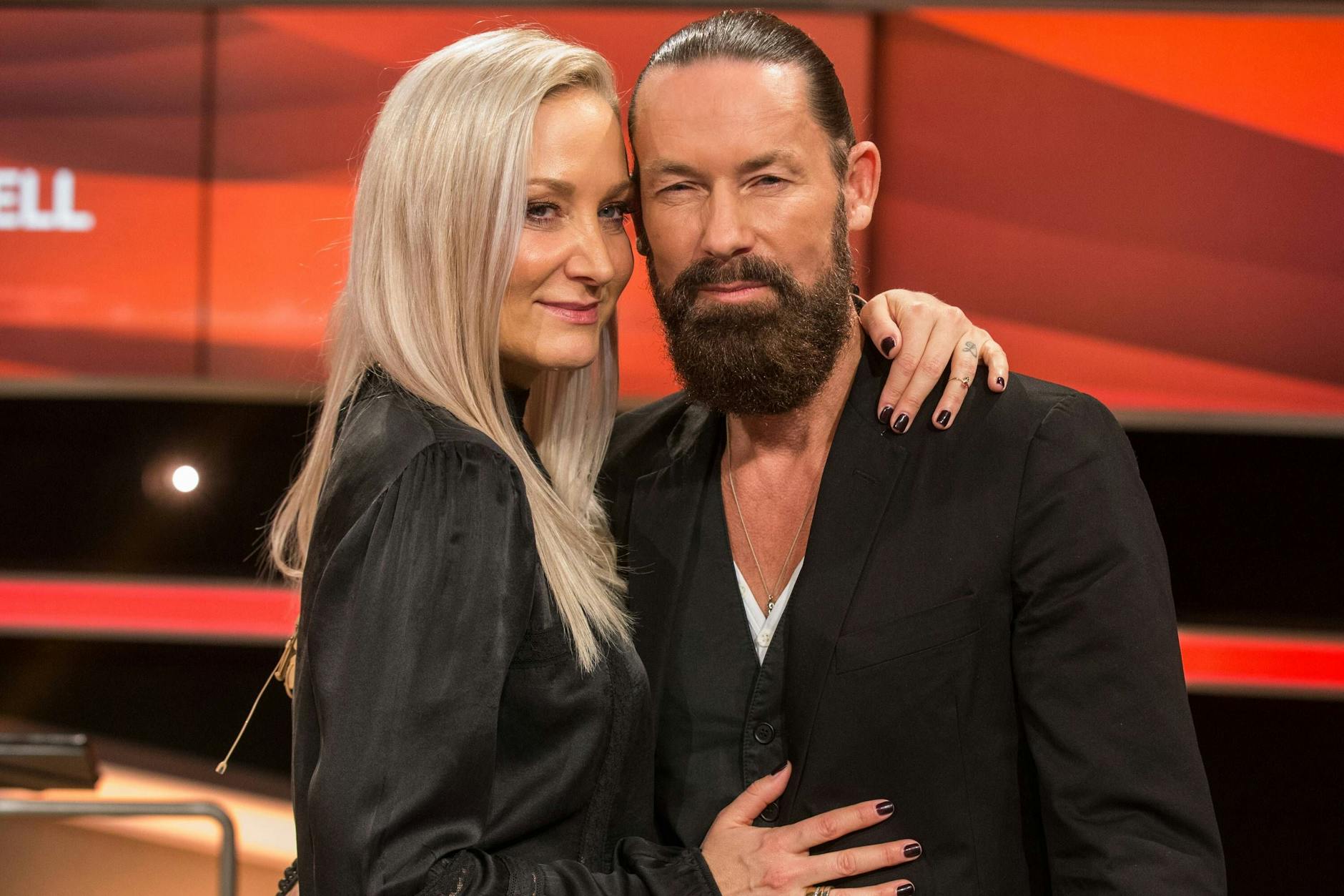 Janine Kunze mit ihrem Mann Dirk Budach im Jahr 2017