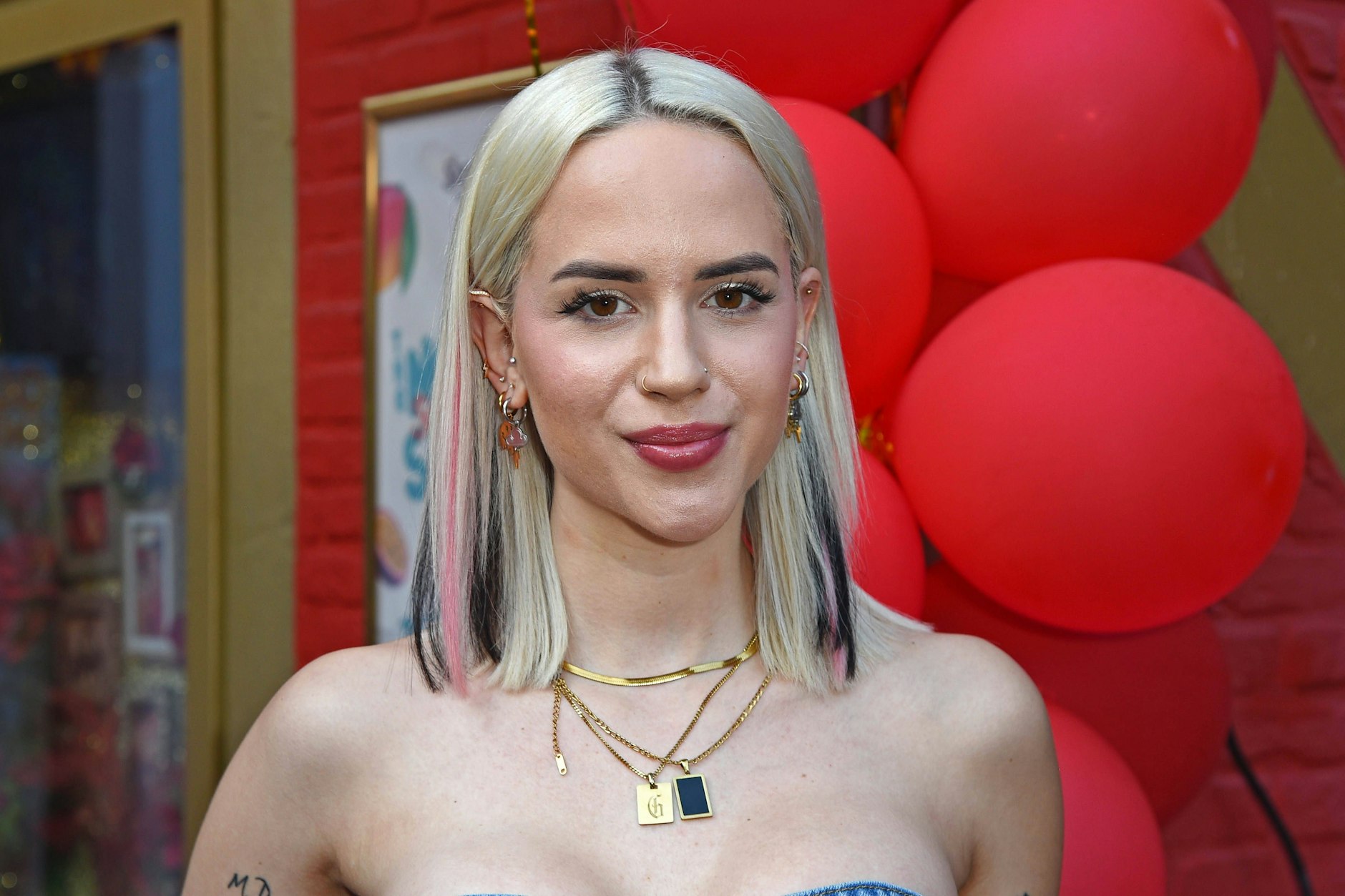 Gina Beckmann kam zur Party von Olivia Jones ohne Ex-Freundin Emily.