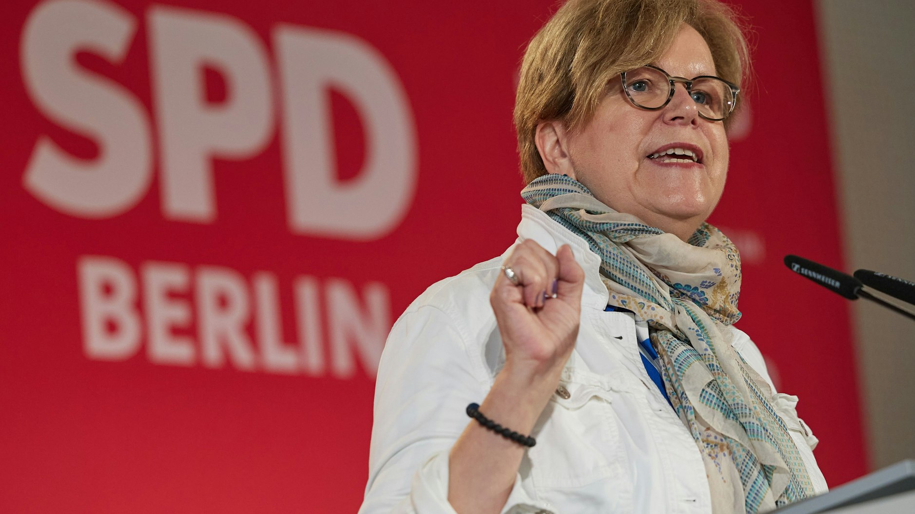 Die Berliner Europaabgeordnete Gaby Bischoff (SPD) stellt sich wieder zur Wahl.&nbsp;