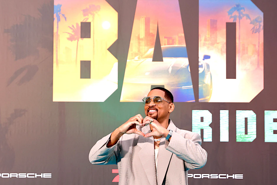 Schauspieler Will Smith kommt bei der Berliner Premiere des Filmes „Bad Boys: Ride or Die“.