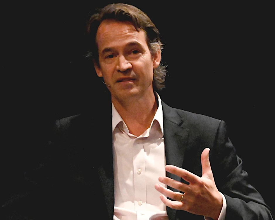 Konzerthaus-Intendant Sebastian Nordmann bei der Jahrespressekonferenz des Konzerthauses Berlin.  
